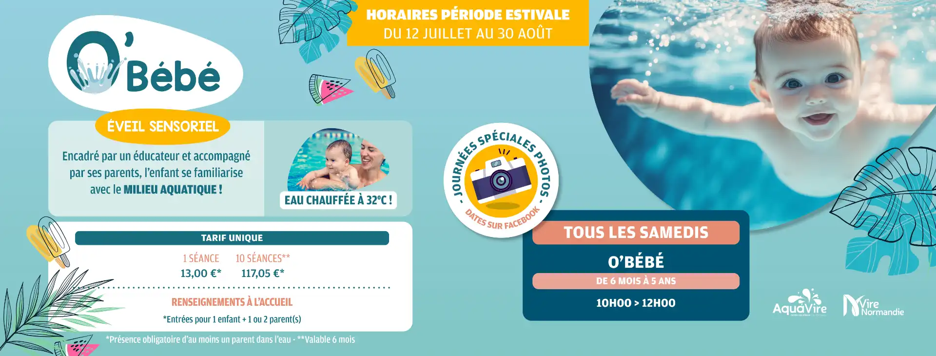 bébés nageurs été 2025